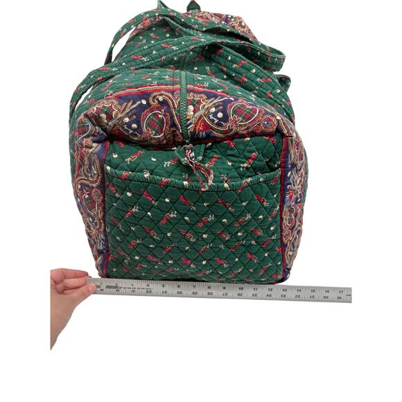 Rare Vera Bradley Vintage Golf Print Extra Large Duffel Bag Made in USA - Picture 8 of 11